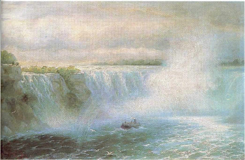 Cachoeira do Niágara (Ivan Aivazovsky) - Reprodução com Qualidade Museu