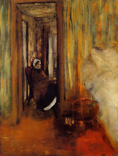 A enfermeira (Edgar Degas) - Reprodução com Qualidade Museu