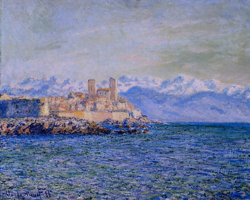 O antigo forte de Antibes (Claude Monet) - Reprodução com Qualidade Museu