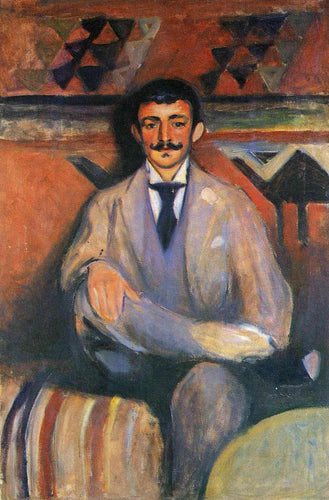O pintor Jacob Bratland (Edvard Munch) - Reprodução com Qualidade Museu