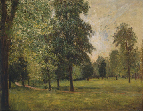 The Park At Sevres (Alfred Sisley) - Reprodução com Qualidade Museu