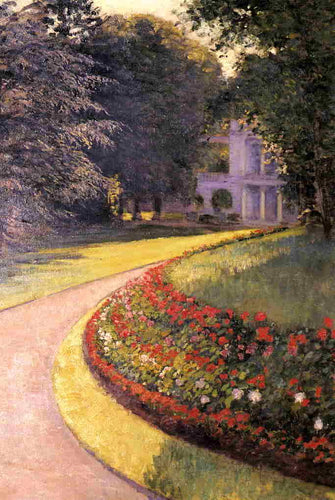 The Park At Yerres (Gustave Caillebotte) - Reprodução com Qualidade Museu