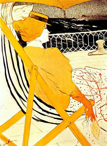 O passageiro na cabine 54 (Henri de Toulouse-Lautrec) - Reprodução com Qualidade Museu