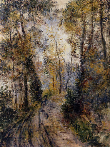 O caminho pela floresta (Pierre-Auguste Renoir) - Reprodução com Qualidade Museu