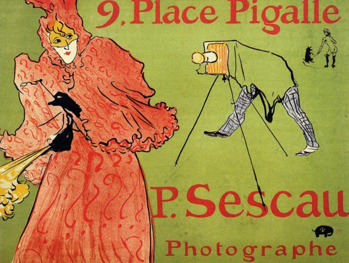O Fotagrafista Sescau (Henri de Toulouse-Lautrec) - Reprodução com Qualidade Museu