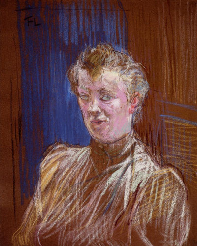 Pierreuse Gabrielle (Henri de Toulouse-Lautrec) - Reprodução com Qualidade Museu