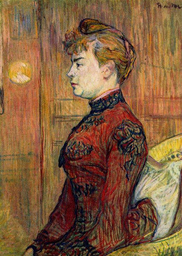 A filha do Policemans (Henri de Toulouse-Lautrec) - Reprodução com Qualidade Museu