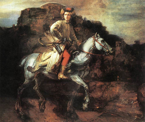 O cavaleiro polonês (Rembrandt) - Reprodução com Qualidade Museu