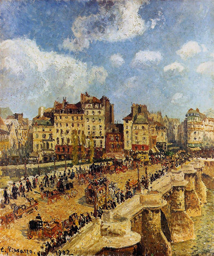 The Pont Neuf (Camille Pissarro) - Reprodução com Qualidade Museu