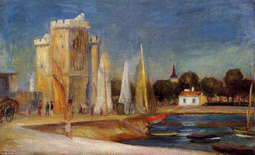 O porto de La Rochelle (Pierre-Auguste Renoir) - Reprodução com Qualidade Museu