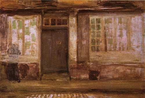 Alojamento dos Padres - Dieppe (James Abbott McNeill Whistler) - Reprodução com Qualidade Museu