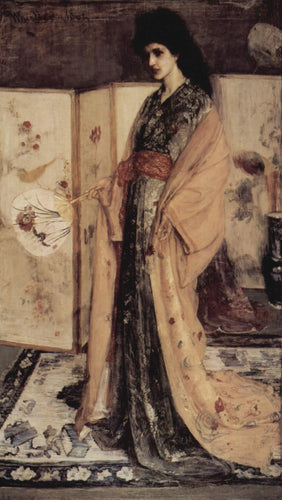 A princesa da terra da porcelana (James Abbott McNeill Whistler) - Reprodução com Qualidade Museu