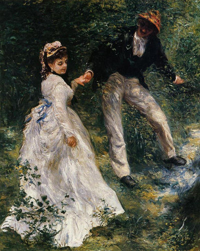 The Promenade (Pierre-Auguste Renoir) - Reprodução com Qualidade Museu