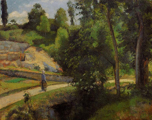 The Quarry, Pontoise (Camille Pissarro) - Reprodução com Qualidade Museu
