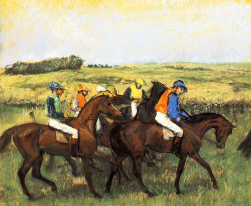 The Racecourse (Edgar Degas) - Reprodução com Qualidade Museu