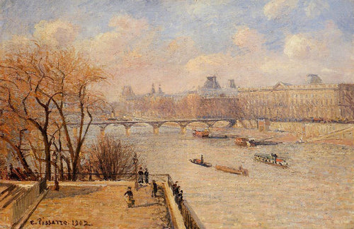 O terraço elevado do Pont Neuf (Camille Pissarro) - Reprodução com Qualidade Museu