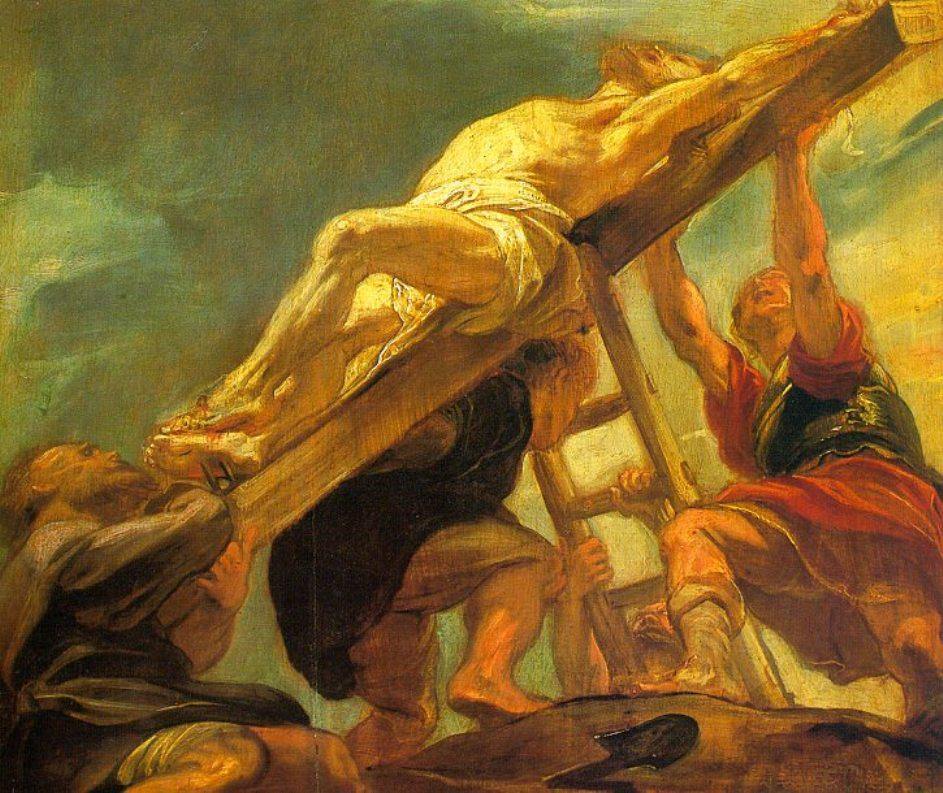 O levantamento da cruz (Peter Paul Rubens) - Reprodução com Qualidade Museu