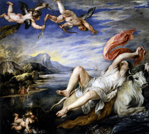 The Rape Of Europa (Peter Paul Rubens) - Reprodução com Qualidade Museu
