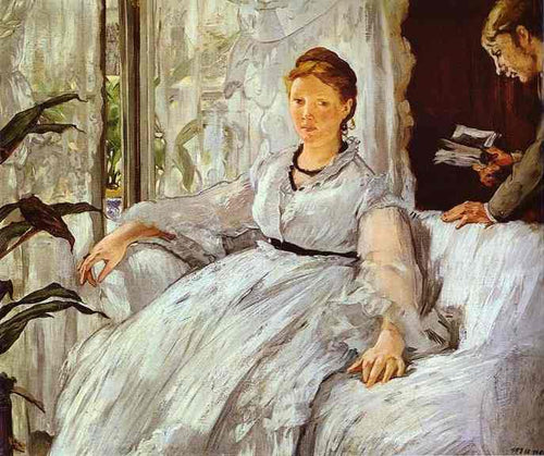 A leitura (Edouard Manet) - Reprodução com Qualidade Museu