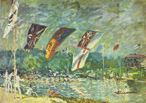 The Regattas Moseley (Alfred Sisley) - Reprodução com Qualidade Museu