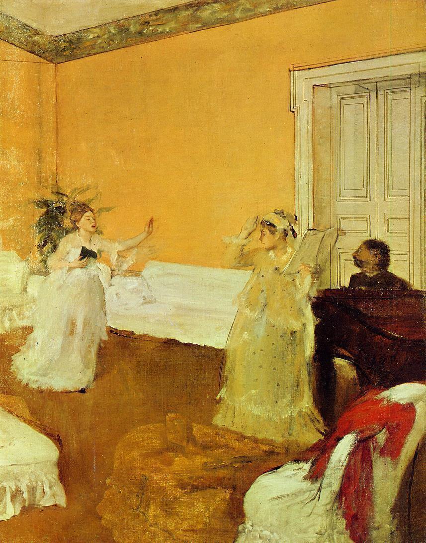 O ensaio (Edgar Degas) - Reprodução com Qualidade Museu