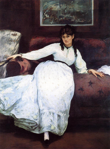 O resto - retrato de Berthe Morisot (Edouard Manet) - Reprodução com Qualidade Museu