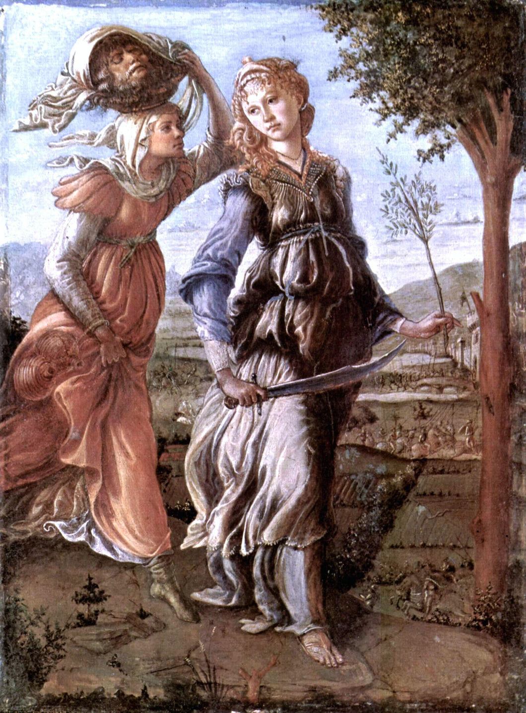 O retorno de Judith para Bethulia (Sandro Botticelli) - Reprodução com Qualidade Museu