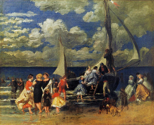 O retorno da festa náutica (Pierre-Auguste Renoir) - Reprodução com Qualidade Museu