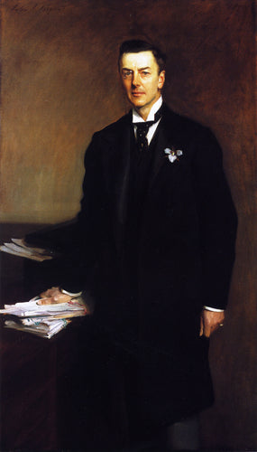 O Honorável Joseph Chamberlain (John Singer Sargent) - Reprodução com Qualidade Museu
