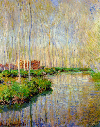 The River Epte (Claude Monet) - Reprodução com Qualidade Museu