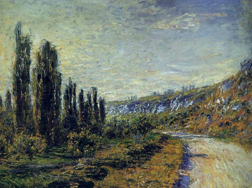 A estrada de Vetheuil (Claude Monet) - Reprodução com Qualidade Museu
