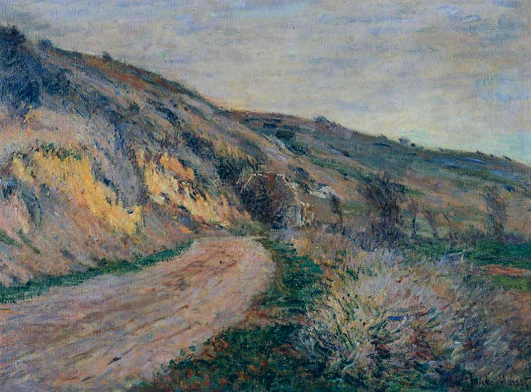The Road To Giverny 2 (Claude Monet) - Reprodução com Qualidade Museu