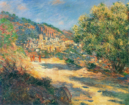 The Road To Monte Carlo (Claude Monet) - Reprodução com Qualidade Museu