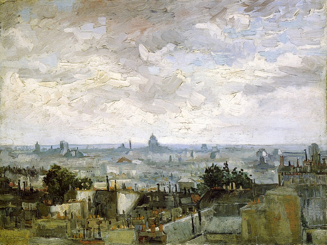 The Roofs Of Paris - Vincent Van Gogh