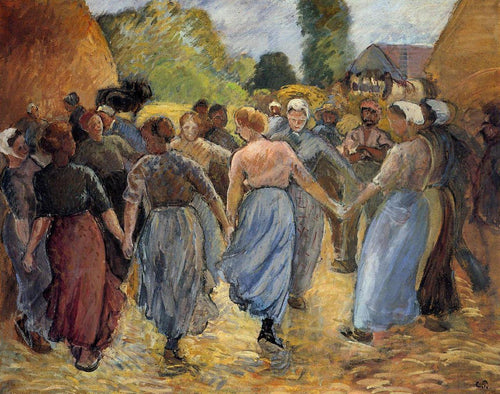 The Roundelay (Camille Pissarro) - Reprodução com Qualidade Museu