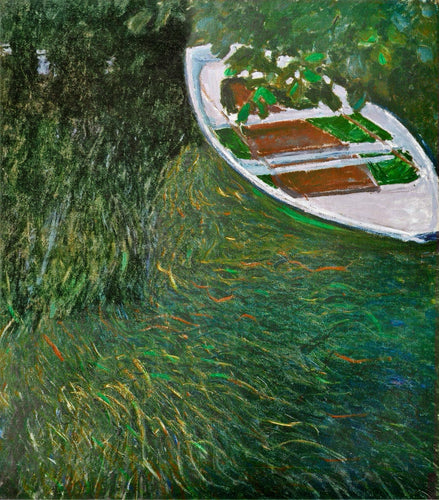 O barco a remo (Claude Monet) - Reprodução com Qualidade Museu