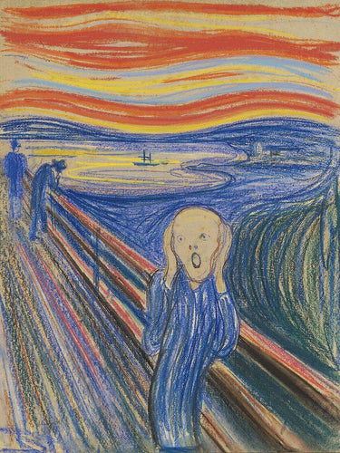 O grito (Edvard Munch) - Reprodução com Qualidade Museu
