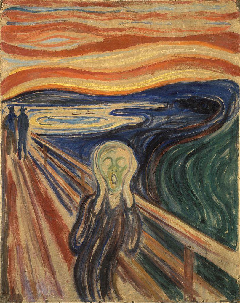 O grito (Edvard Munch) - Reprodução com Qualidade Museu
