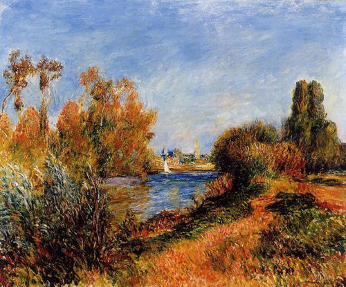 O Sena em Argenteuil (Pierre-Auguste Renoir) - Reprodução com Qualidade Museu