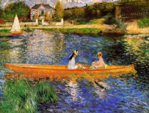 O Sena em Asnières (Pierre-Auguste Renoir) - Reprodução com Qualidade Museu