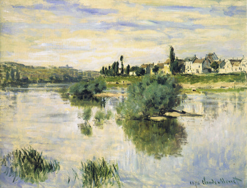 O Sena em Lavacourt (Claude Monet) - Reprodução com Qualidade Museu