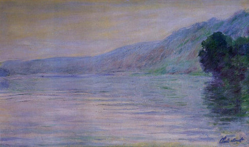 O Sena em Port-Villez, Efeito Azul (Claude Monet) - Reprodução com Qualidade Museu