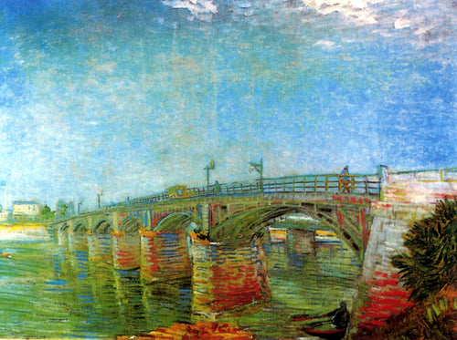 Ponte do Sena em Asnières (Vincent Van Gogh) - Reprodução com Qualidade Museu