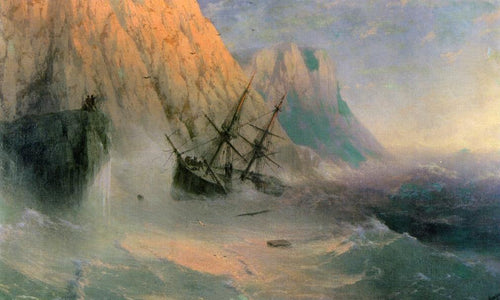 O naufrágio (Ivan Aivazovsky) - Reprodução com Qualidade Museu