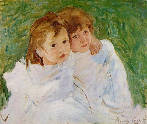 As irmãs (Mary Cassatt) - Reprodução com Qualidade Museu