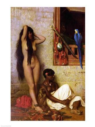 Escravo à venda (Jean-Leon Gerome) - Reprodução com Qualidade Museu