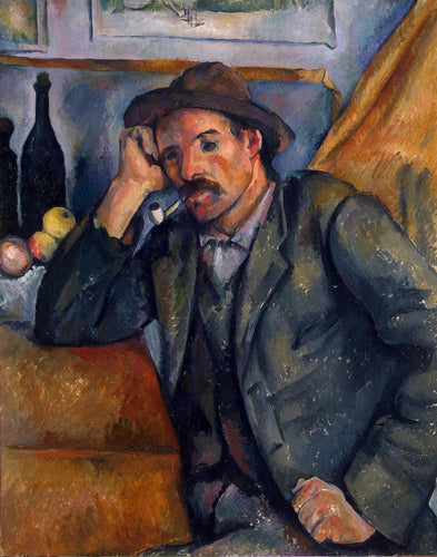 O fumante (Paul Cézanne) - Reprodução com Qualidade Museu