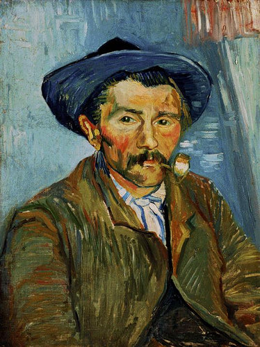 O camponês fumante (Vincent Van Gogh) - Reprodução com Qualidade Museu