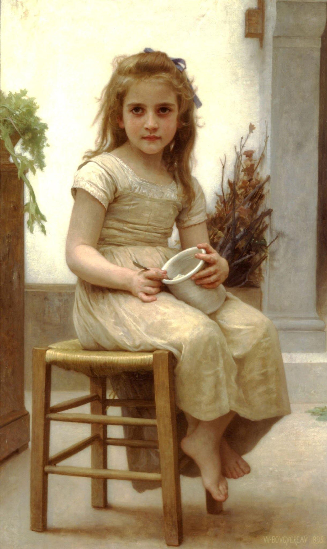O lanche (William-Adolphe Bouguereau) - Reprodução com Qualidade Museu