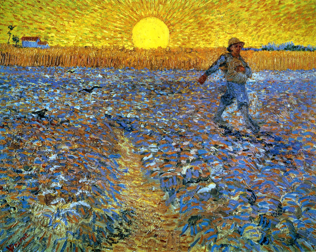 O semeador (Vincent Van Gogh) - Reprodução com Qualidade Museu
